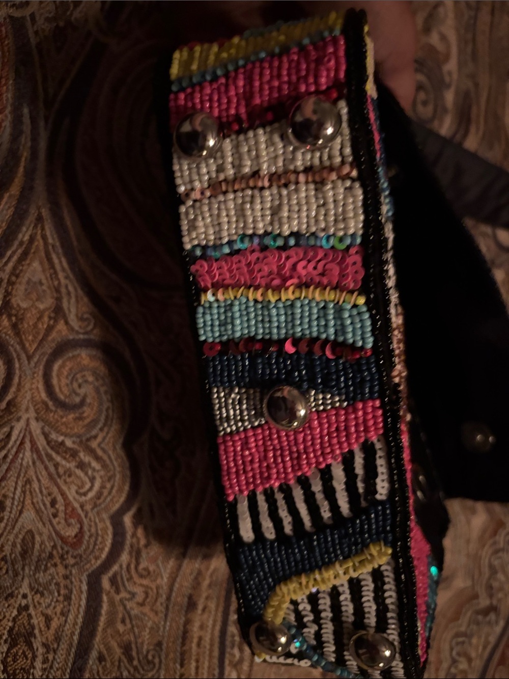 Bundle Sassy Jones Necklace and Beaded Multicolor Bag - Vibrant Pattern (New) - Picture 9 of 10
